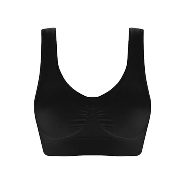 Beugelloze bh met lift-effect van ademend nylon – zonder haakjes, ventilatiezones | comfortbh