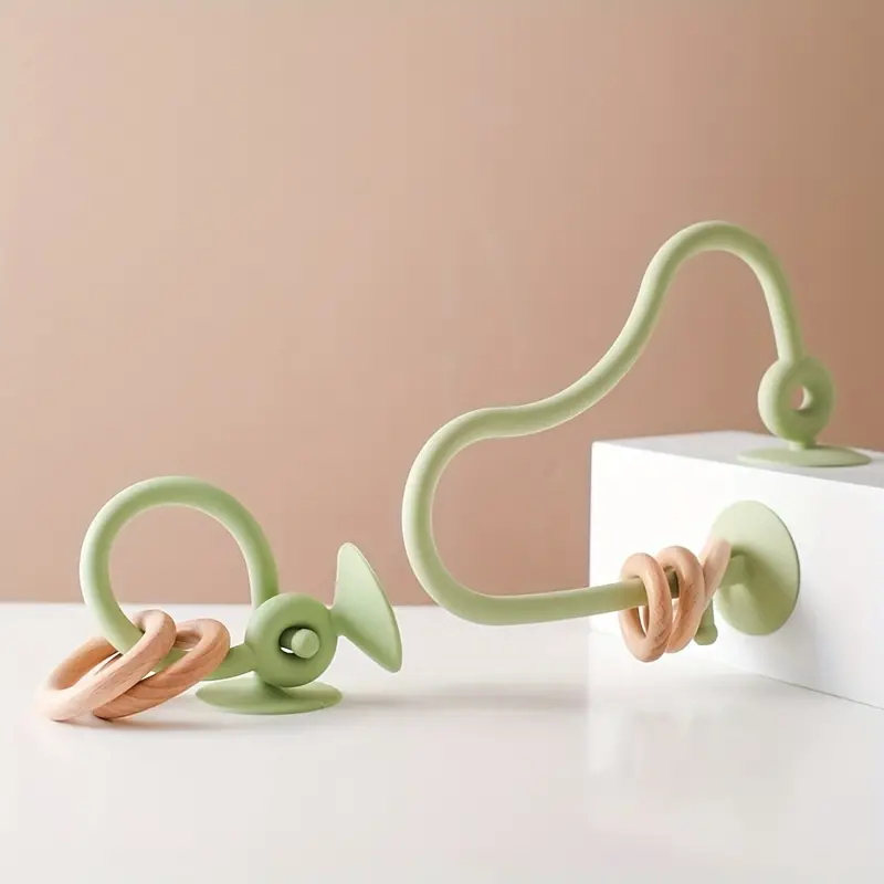 Stacky Fun Siliconen Ring Tafelspel – Educatief Speelgoed voor Baby’s en Peuters