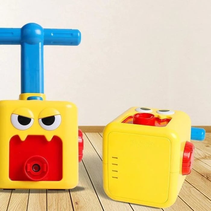 TurboPop Luchtpompend Speelgoedauto – Educatief en Snel Speelgoed voor Kinderen 2+
