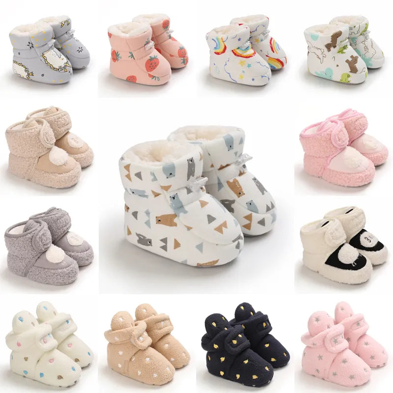 Baby Winterlaarsjes – Warm, Antislip & Schattig | Beertje, Rendier of Eenhoorn