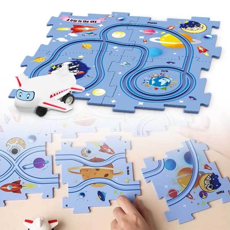Educatieve Bouwset puzzelbaan voor Kinderen – TrackMaster Adventure Set van BrainPlay