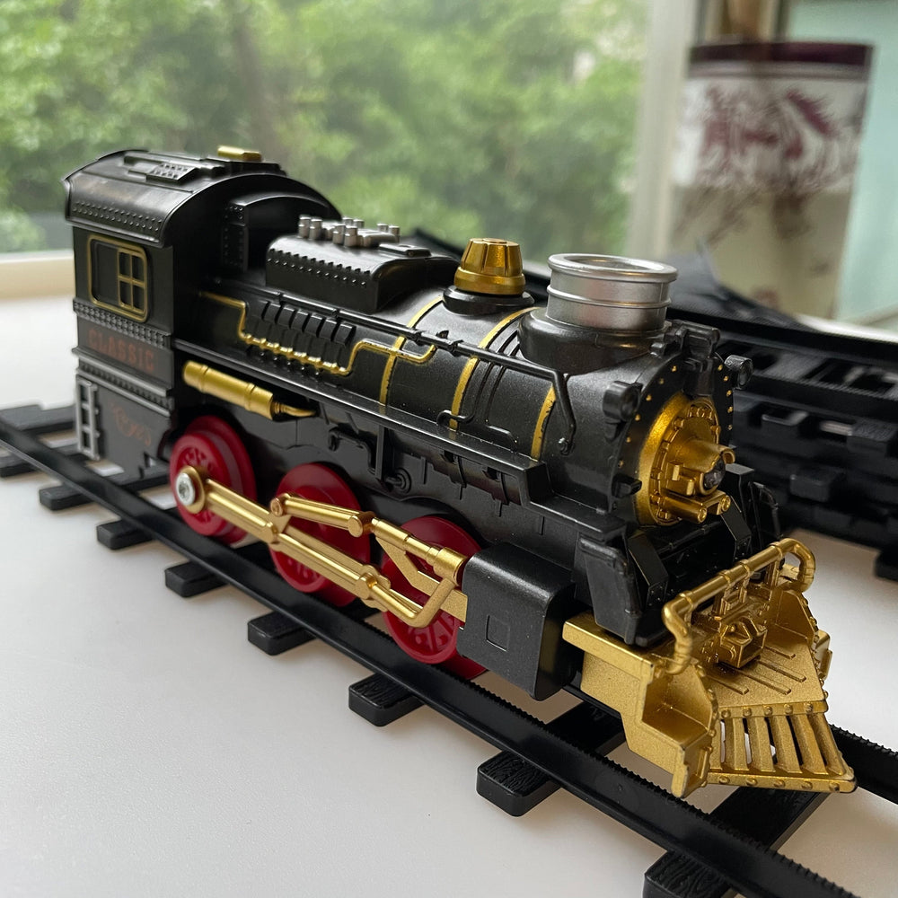 Klassieke Stoomtrein Speelset – Complete Trein met Rails en Wagons voor Kinderen