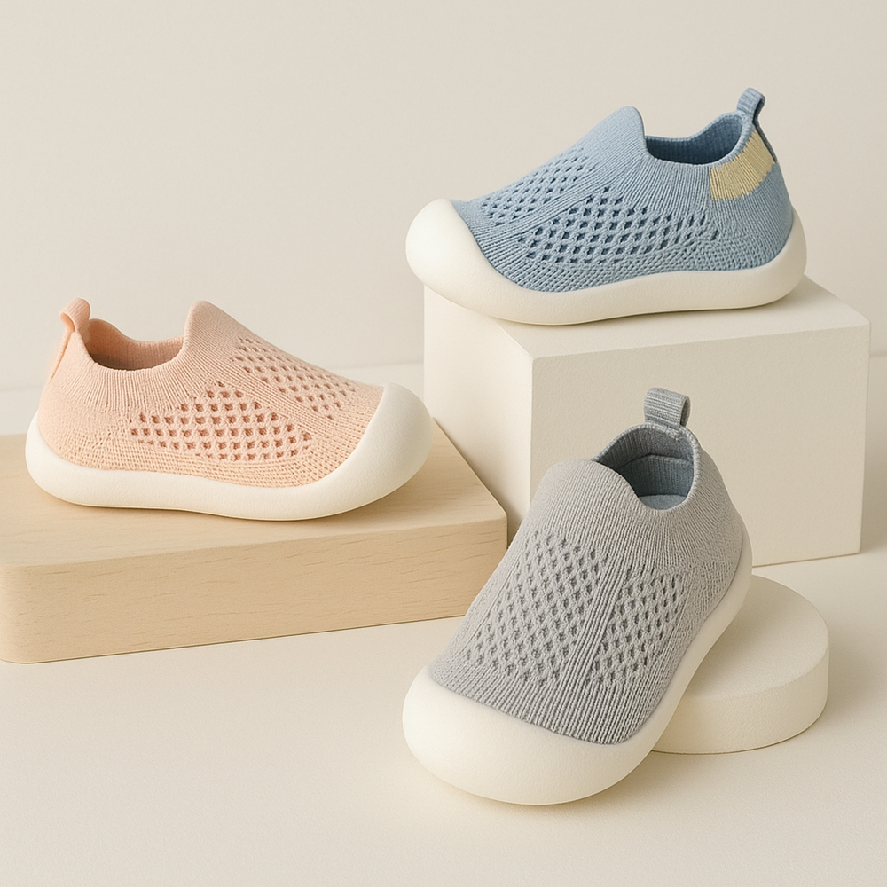 Kindersneakers met Antislipzool – Ademend & Licht Schoeisel voor Peuters (9 maanden – 4 jaar) – Comfortabele Sneakers voor Jongens & Meisjes