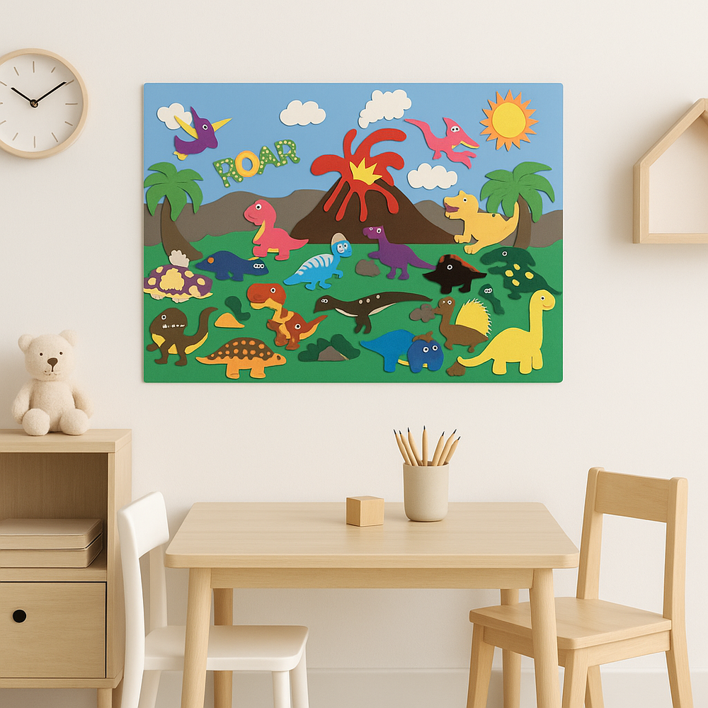 PlayCraft FeltBoard – Educatief Viltbord voor Kinderen, Stimuleer Creativiteit & Motoriek