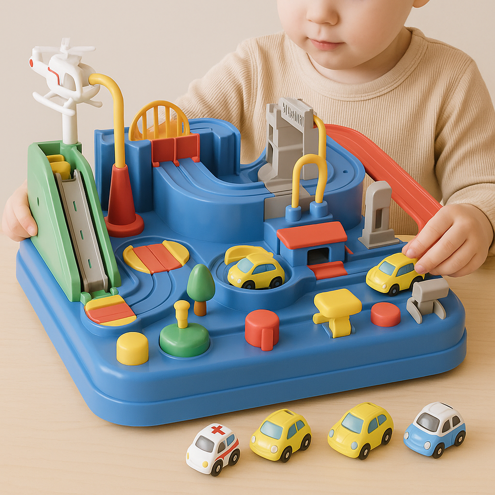 Auto in de Stad Spel | Educatief Speelgoed voor Kinderen 3+