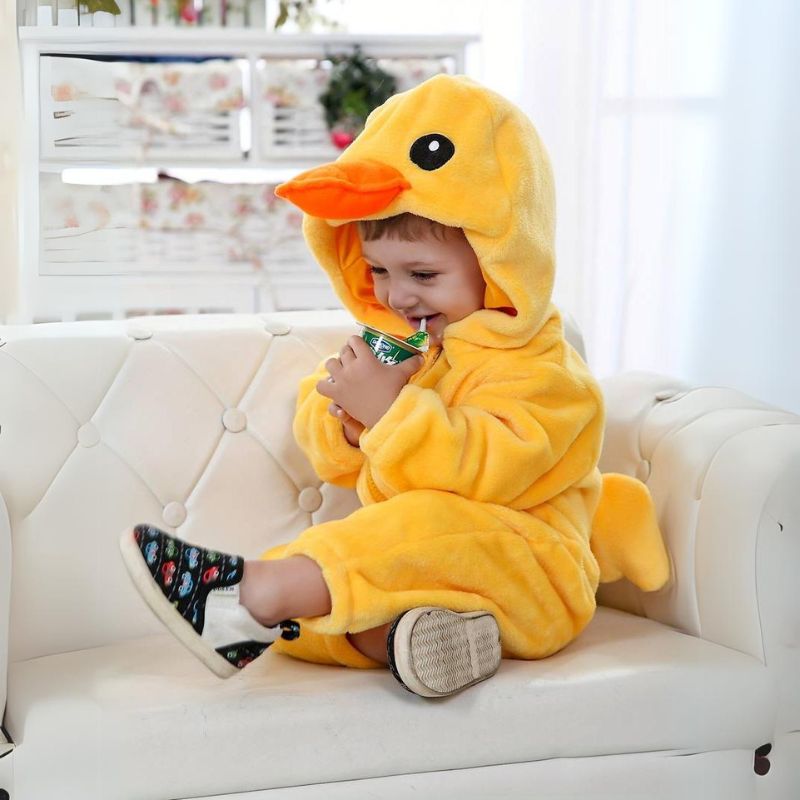 KleinWild Baby Peuter Kind Jumpsuit Dierenthema – Zacht, Veilig & Perfect Cadeau