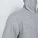 Heren hoodie met babybuidel van katoen – capuchon, lange mouwen, ruimvallend | draagtrui voor papa