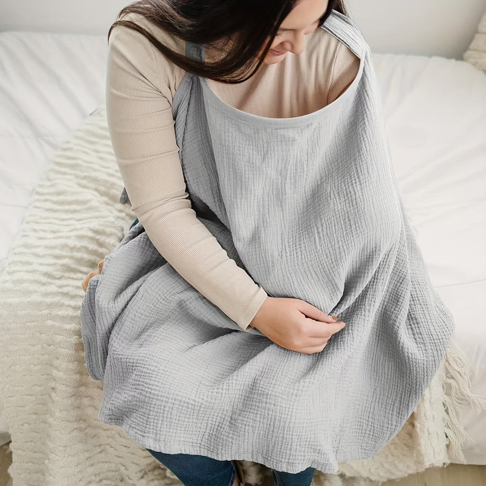 Ademend & Comfortabel Borstvoedingssjaal Katoen – Privacy & Stijl voor Nieuwe Mama’s | LunaCare