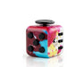 Fidget cube met 6 tactiele zijden – stille klikknoppen, stalen rolbal, zakformaat | fidgetkubus