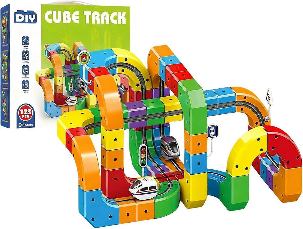 Playvero BuildSphere – Magnetisch Bouw- en Railsysteem voor Creatief en Educatief Speelplezier