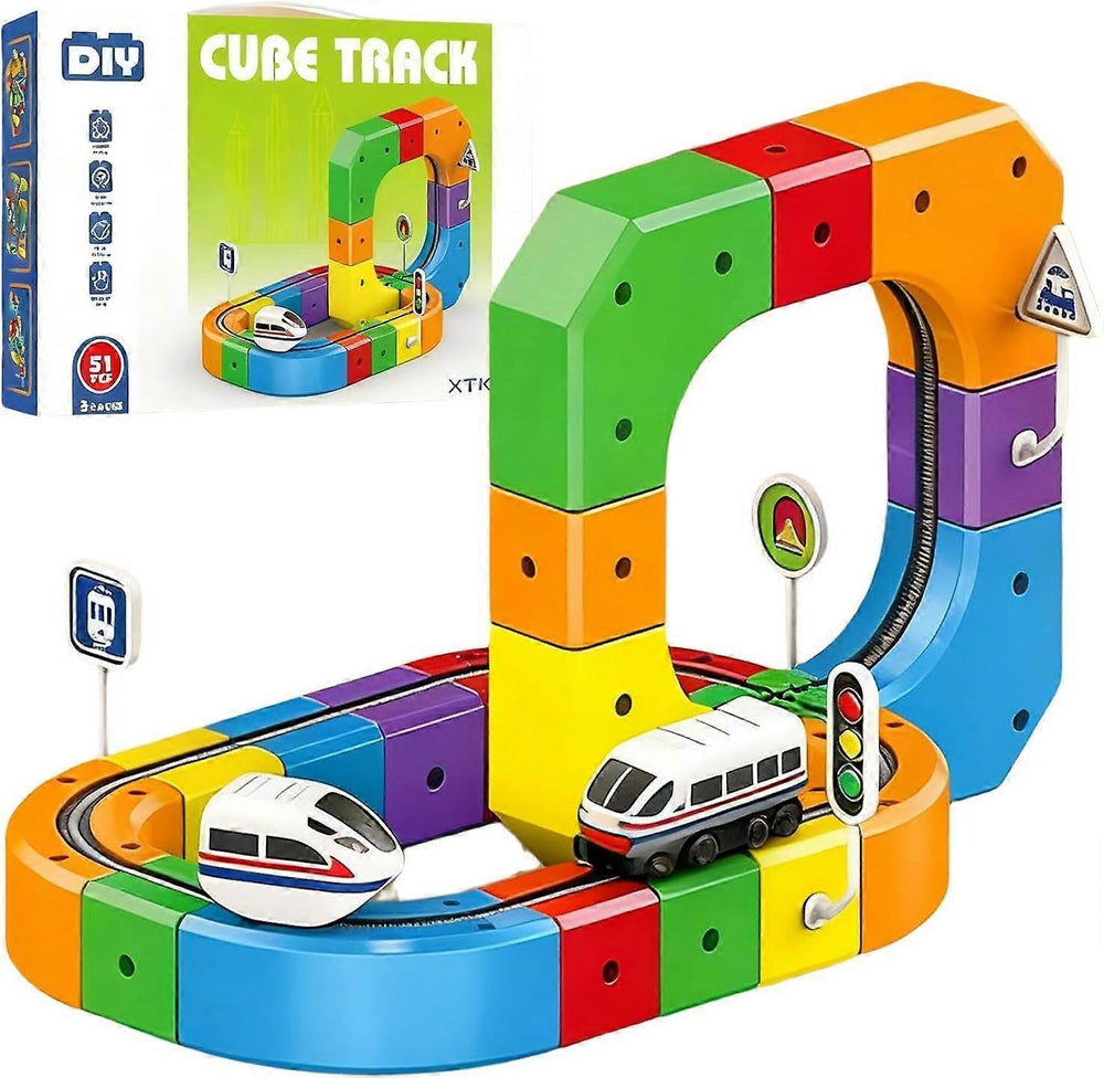 Playvero BuildSphere – Magnetisch Bouw- en Railsysteem voor Creatief en Educatief Speelplezier