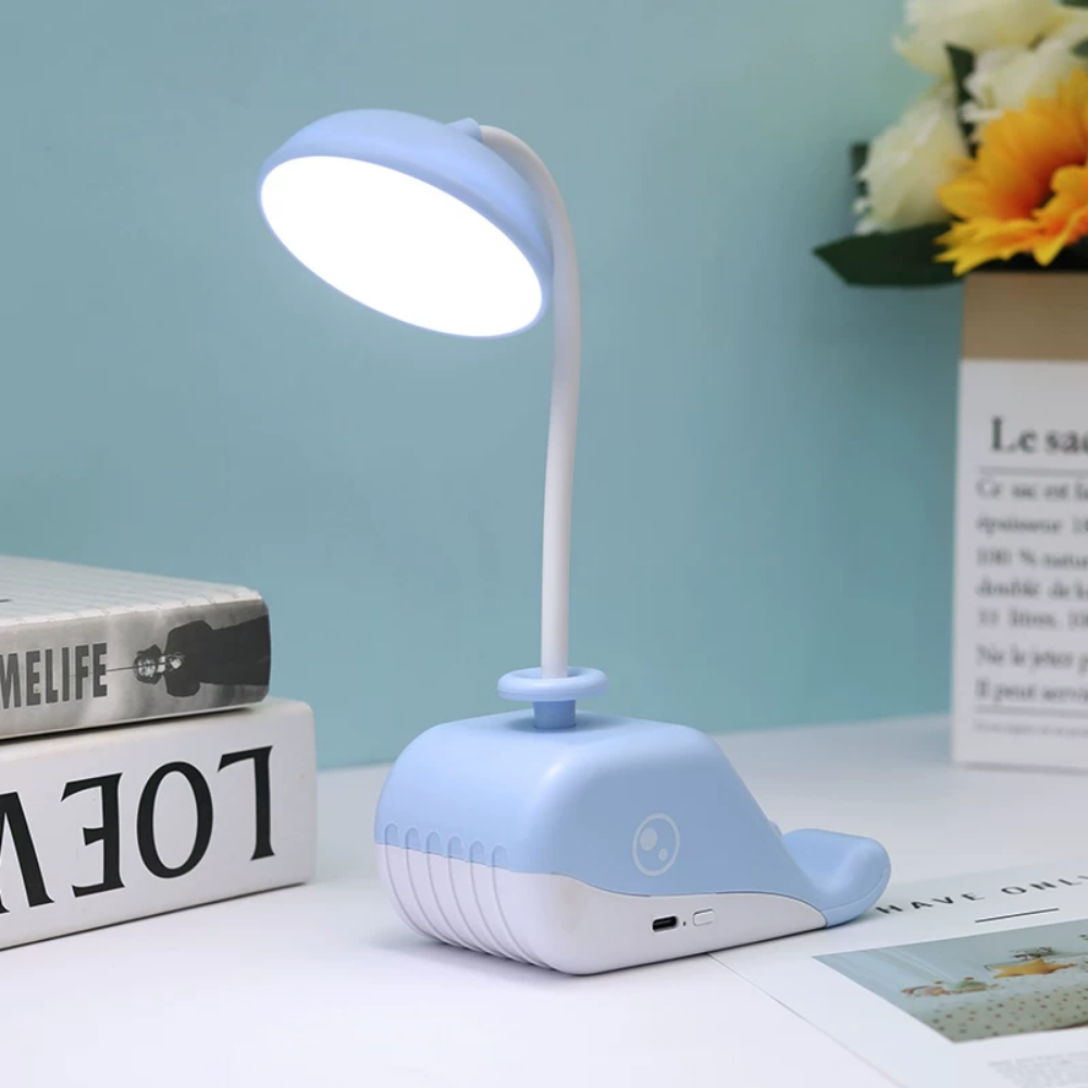 LED-bureaulamp voor kinderen met pennenhouder