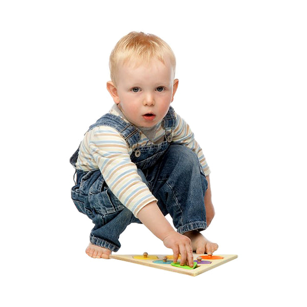 GeoPlay Shapes Houten Geometrie Puzzel – Educatief Speelgoed voor Kinderen 3+