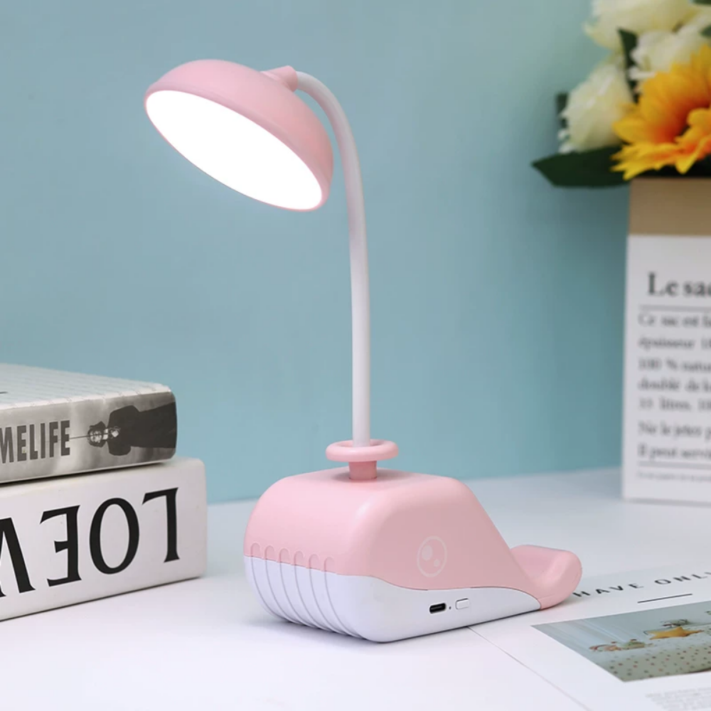 LED-bureaulamp voor kinderen met pennenhouder