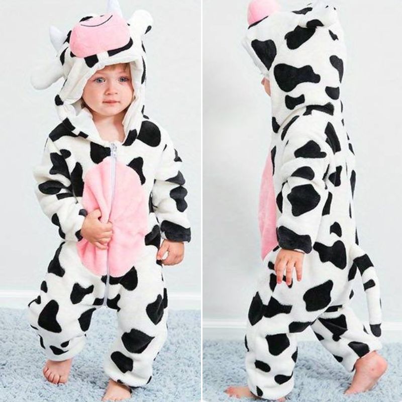 KleinWild Baby Peuter Kind Jumpsuit Dierenthema – Zacht, Veilig & Perfect Cadeau