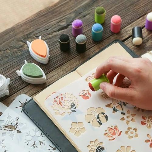 Artilo Vingerverf en Stempelset voor Kinderen – Complete Creatieve Set met 20 Kleuren Inkt