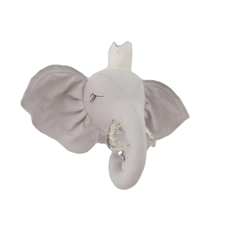 PlayNest Dierenwanddecoratie - Zachte Pluche Dierenkoppen voor Kinderkamer | Educatief & Speels