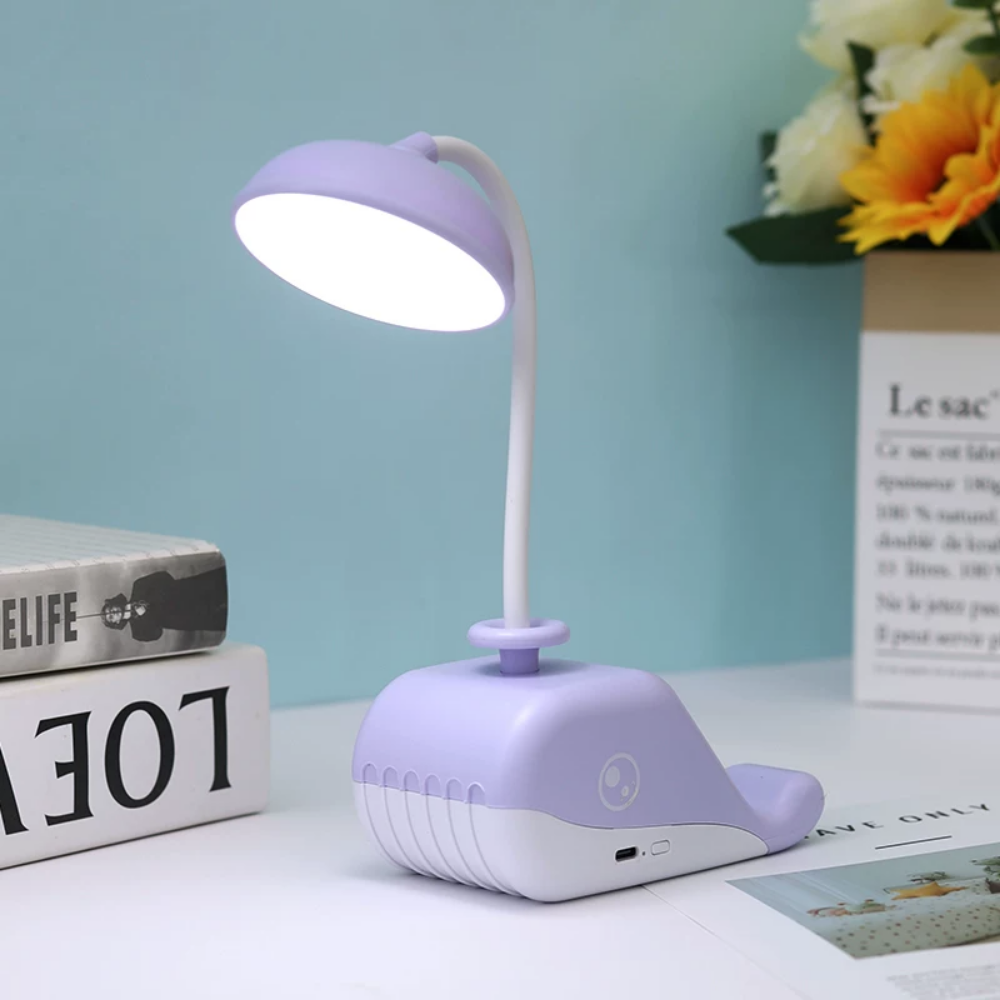 LED-bureaulamp voor kinderen met pennenhouder