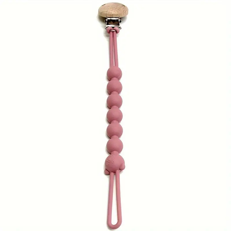 CuddlyClip Speenkoord – Veilig, BPA-vrij & Schattige Beer voor Baby’s en Peuters