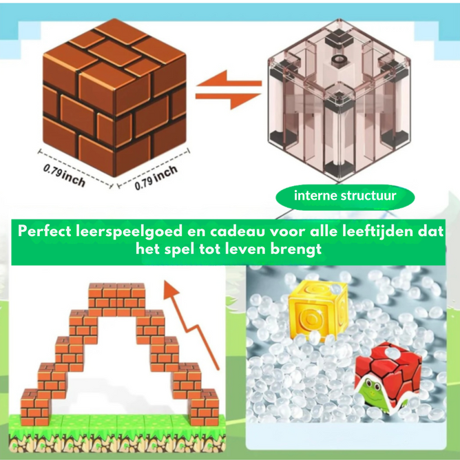Magnetische Bouwblokken – Creatief Bouwspeelgoed voor Kinderen (3+ Jaar)