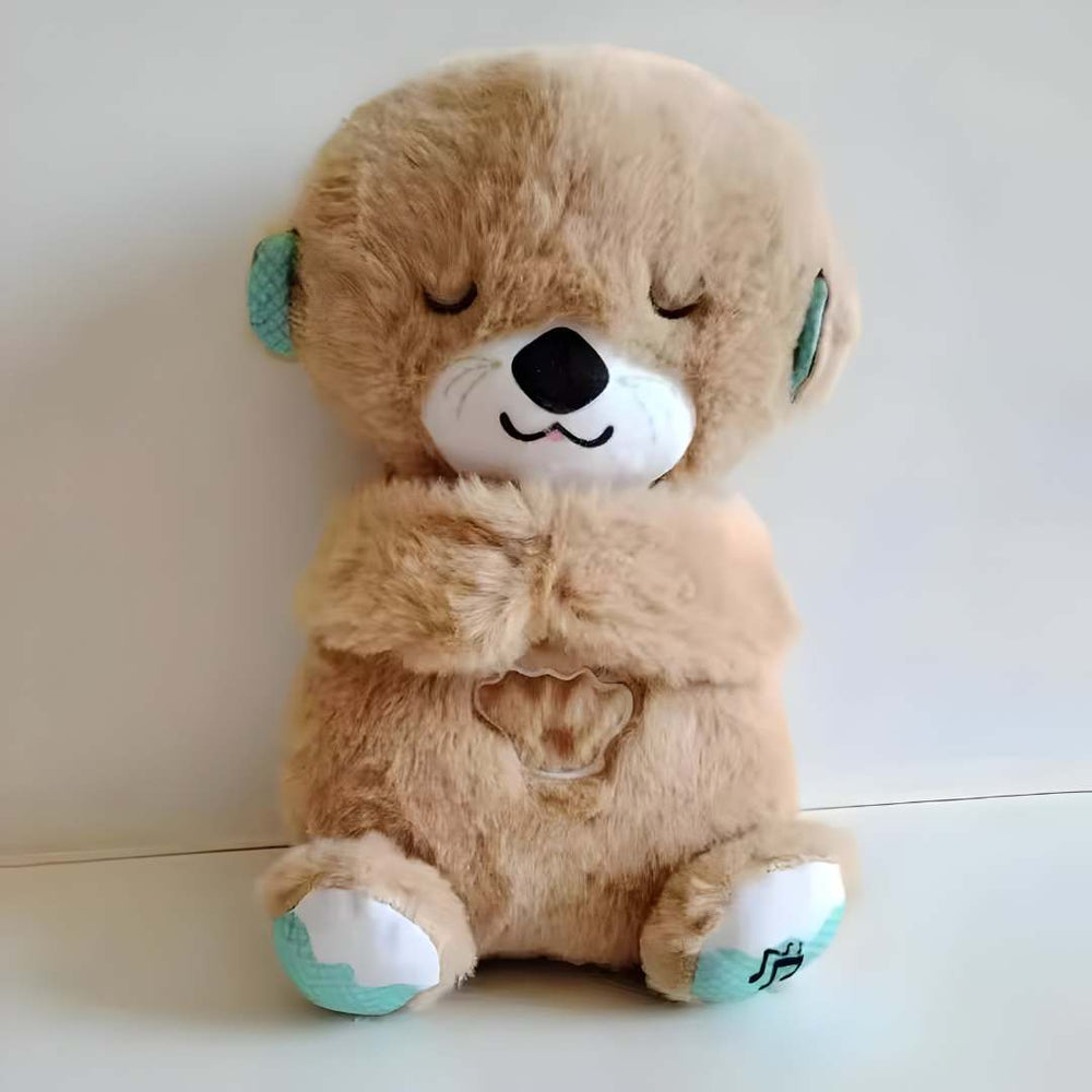 Knuffelbare Ademhalingsbeer – Rustgevend Speelgoed Baby Peuter Kleuter voor een Betere Nachtrust 0-8 Jaar