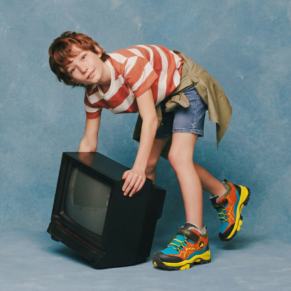 Kinderwandelschoenen waterdicht leer gevoerd – antislipzool, jongens en meisjes | winterschoenen