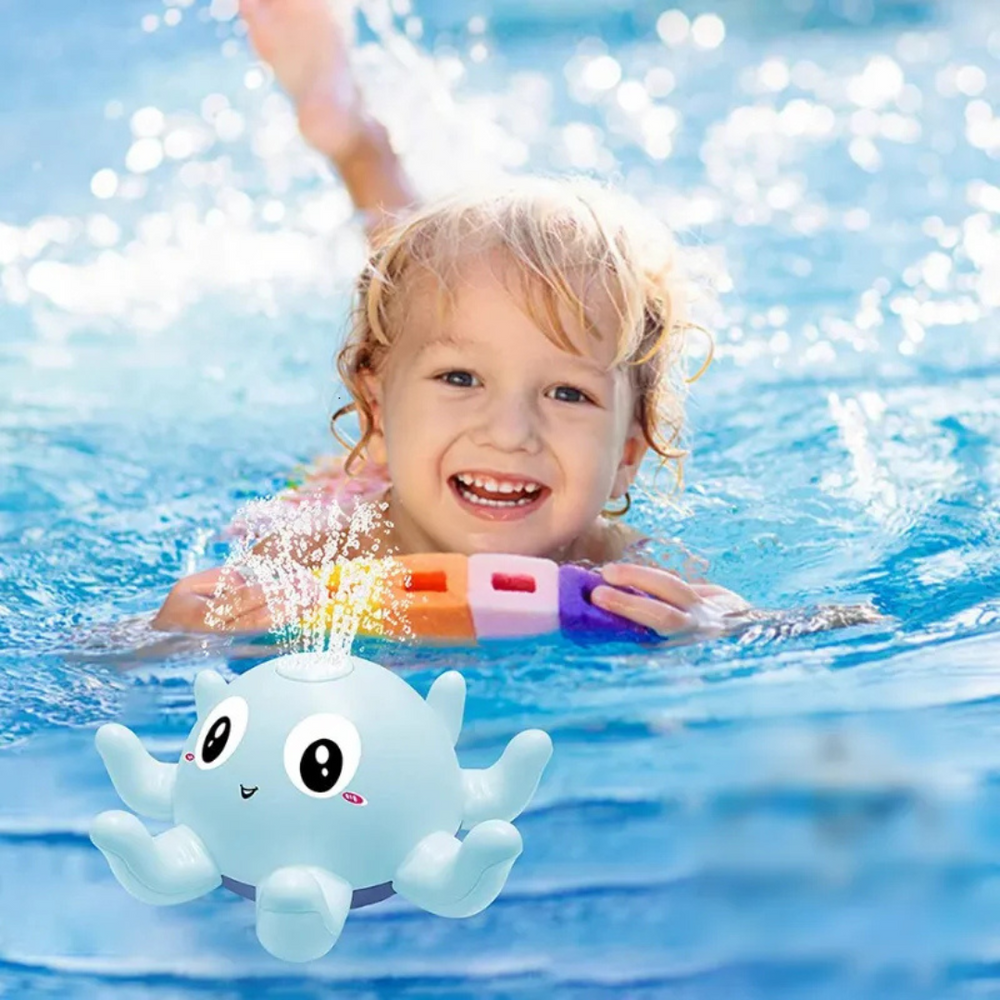 AquaGlow Badfontein met Licht – Magisch BadSpeelgoed voor Kinderen | Waterfontein & Discolichtjes