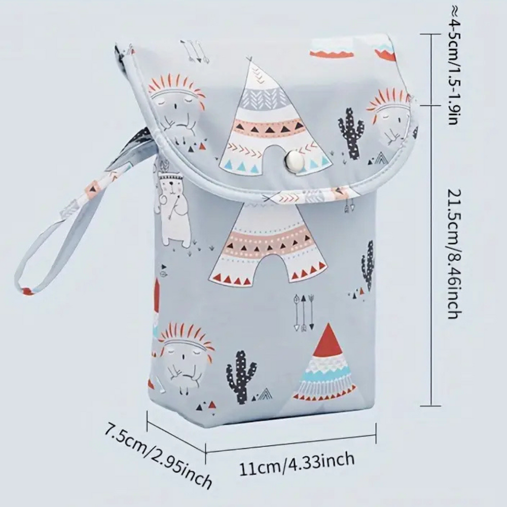 Diaper Baggies – Waterdichte, Compacte Luieropbergzak voor Luiers & Babybenodigdheden | Handige, Stijlvolle Reistas voor Onderweg
