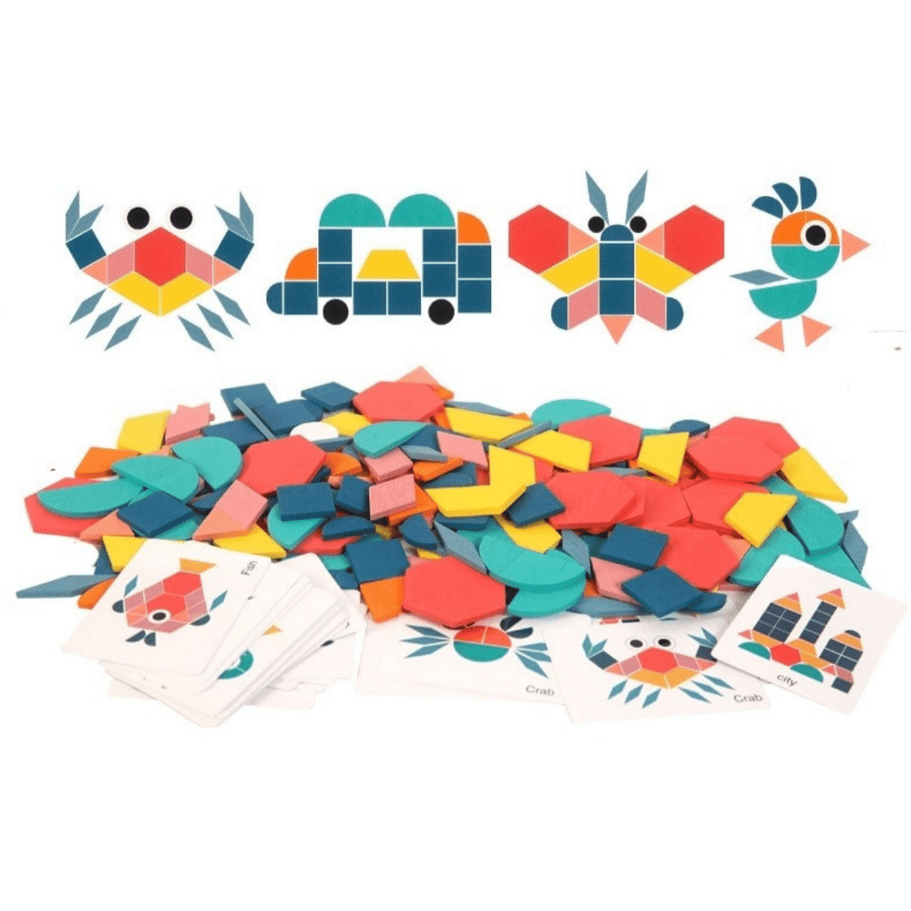 Geometrische Vormenpuzzel Kinderen – Educatief Creatief Speelgoed