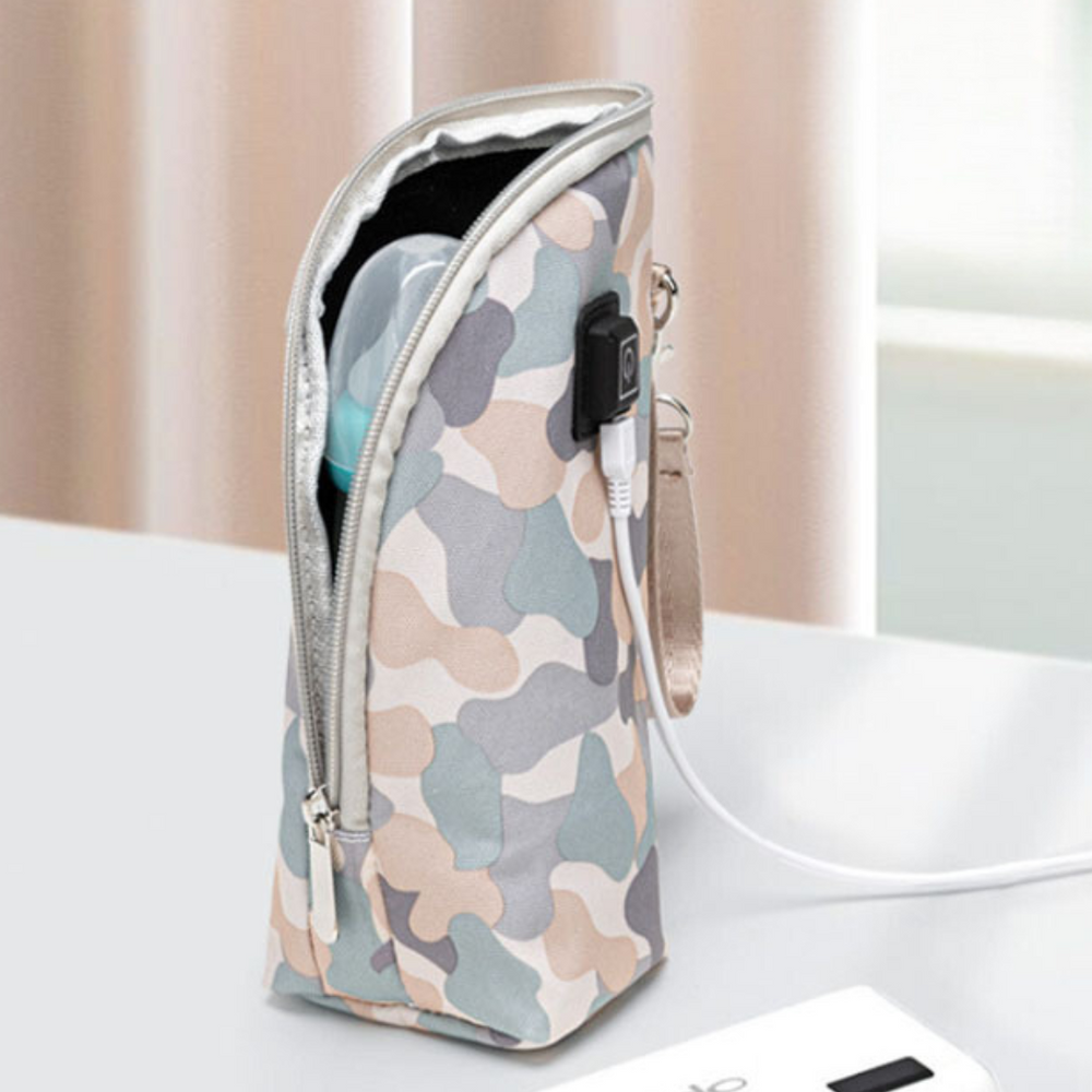 Draagbare Babyflessenwarmer – Warm Melk Onderweg in Minuten | USB & Type-C Aansluiting