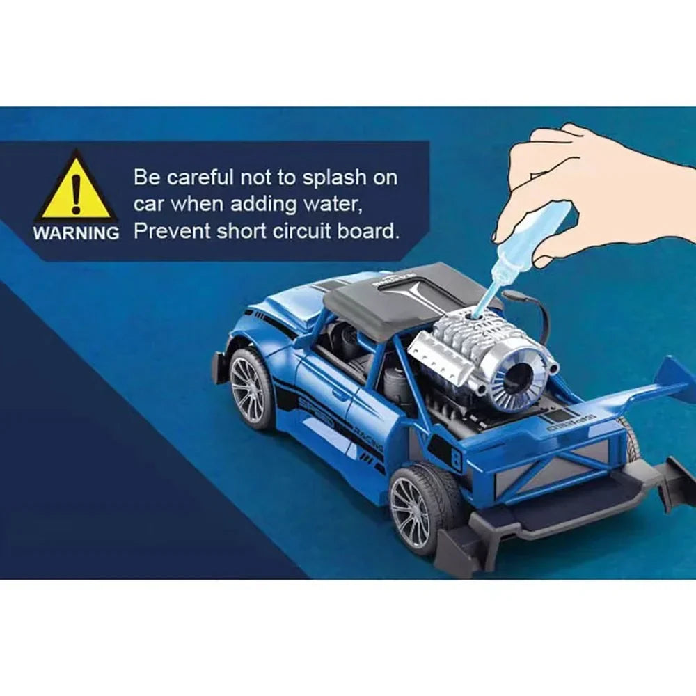 TurboBlast RC Racer – Afstandsbediening Auto voor Kinderen met Waterfun