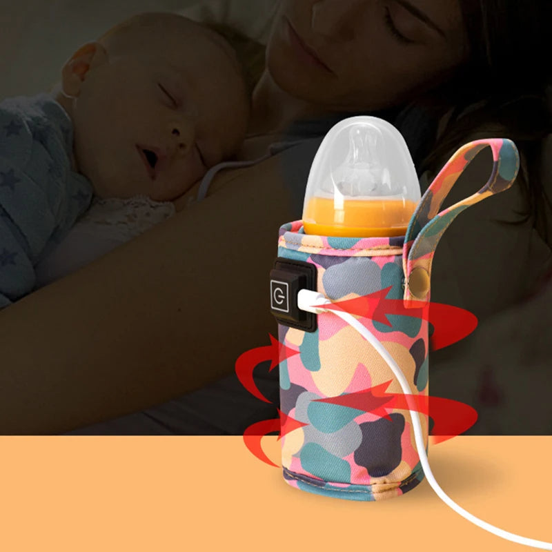 Draagbare Babyflessenwarmer – Warm Melk Onderweg in Minuten | USB & Type-C Aansluiting