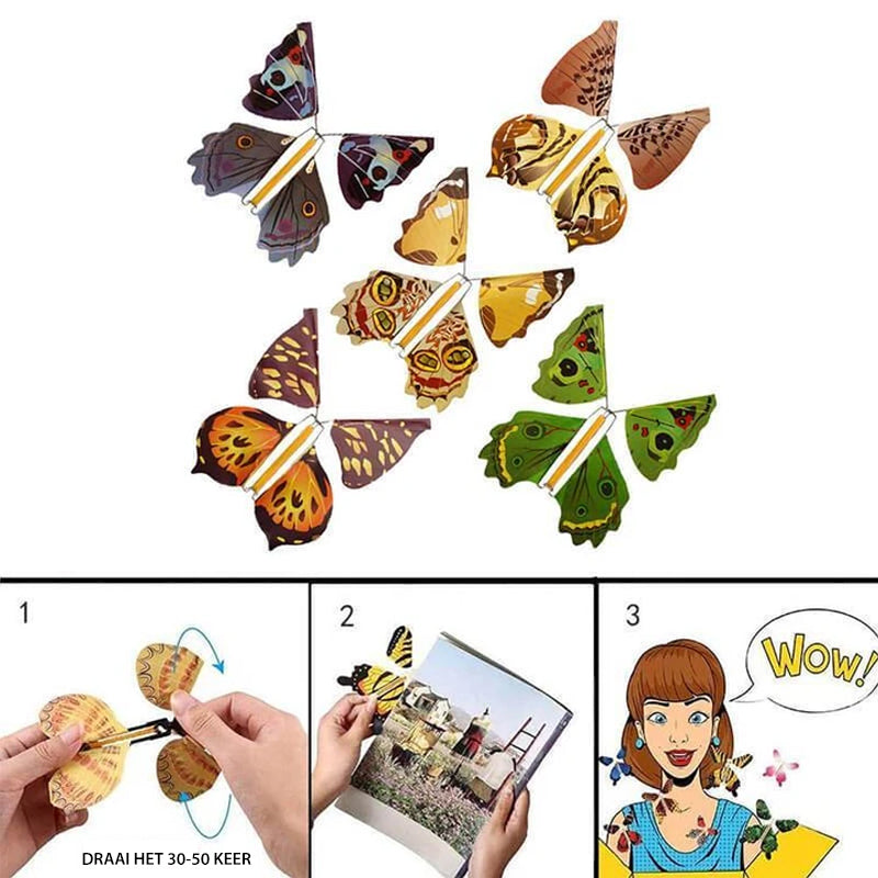 AeroFlair FlutterFriends – Realistisch Vliegende Vlinder Speelgoed voor Kinderen vanaf 3 Jaar