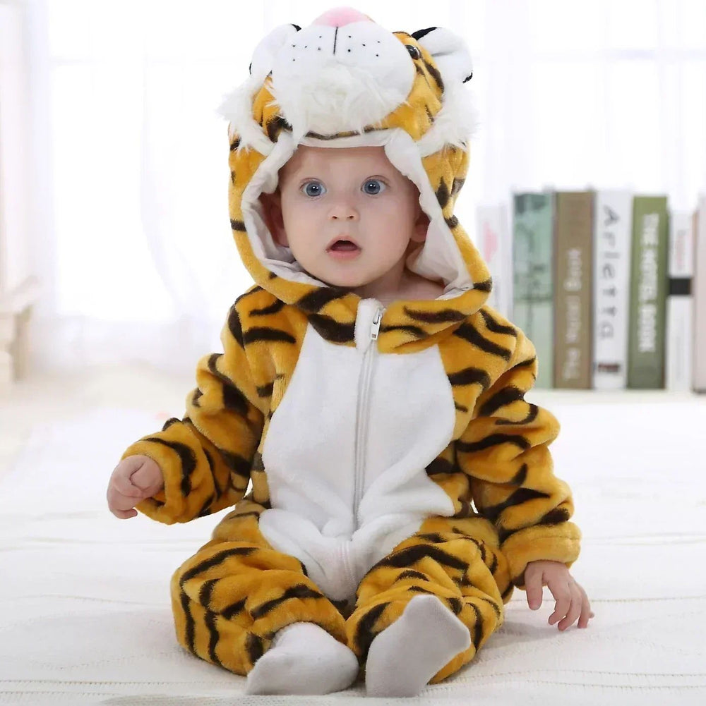 Snorrelie FrostFox – Warme Baby & Peuter Pyjama | Zachte Winter Slaapoverall voor Comfortabele Nachten