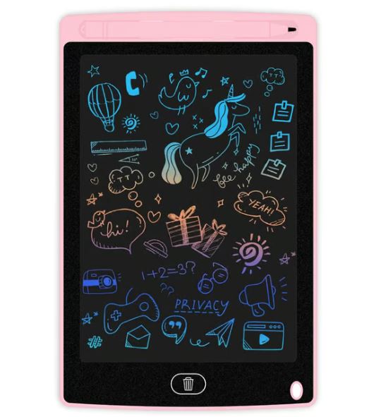 LCD Schrijftablet voor Kinderen – Herbruikbaar Digitaal Tekenbord met Wisfunctie – Ideaal voor Tekenen, Schrijven & Leren