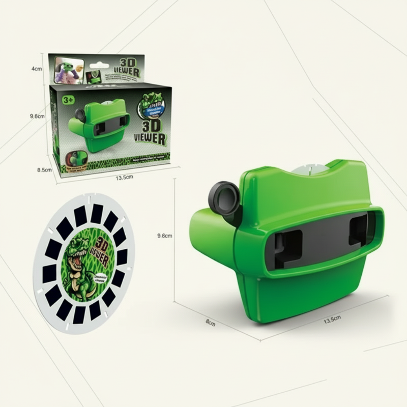 3D Viewfinder Kinder – Dia Kijker Speelgoed met Schijven (Educatief)