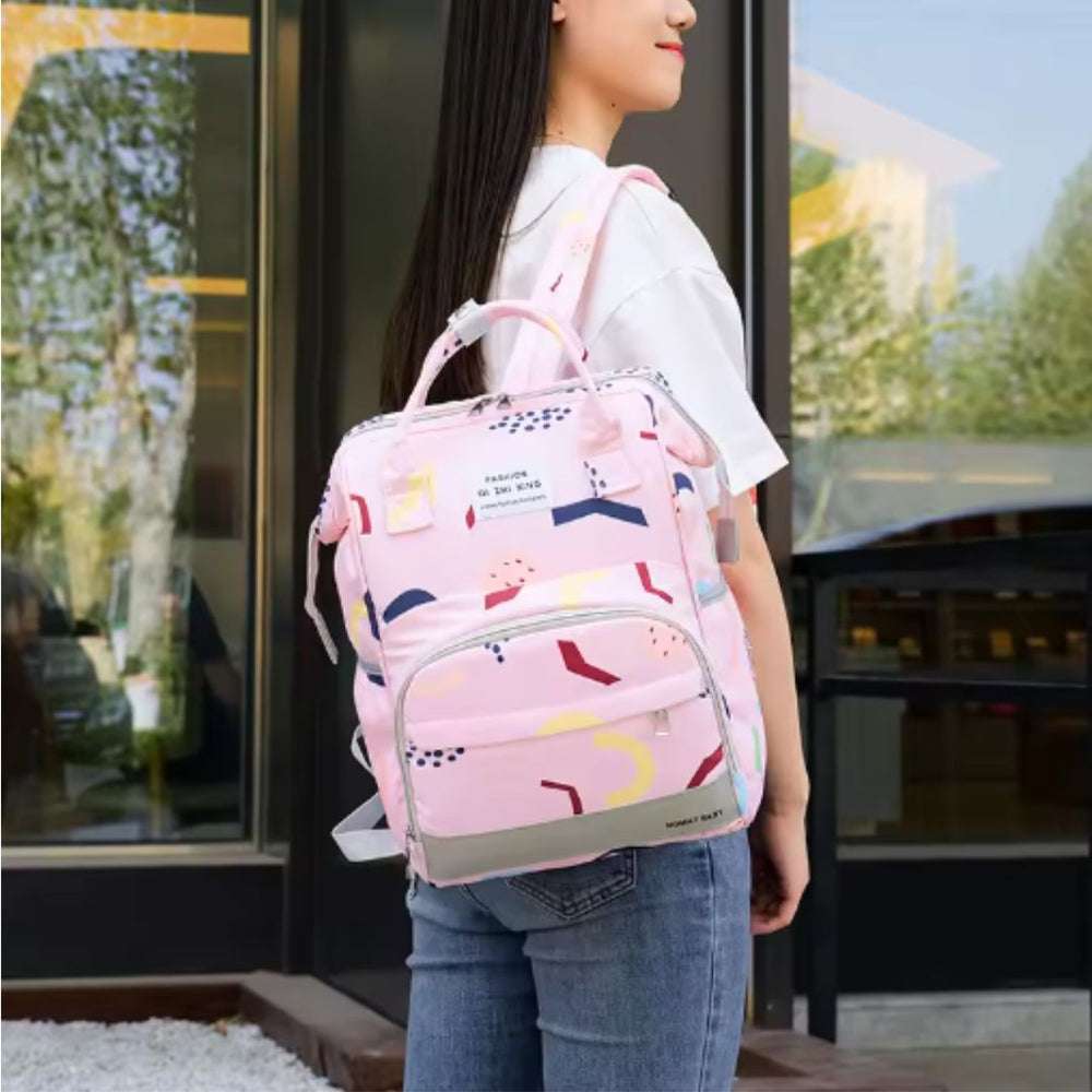 Luiertas Rugzak met Geïsoleerde Vakken | NomadiCare Urban Diaper Backpack – Ruime, Waterafstotende Verzorgingstas voor Ouders