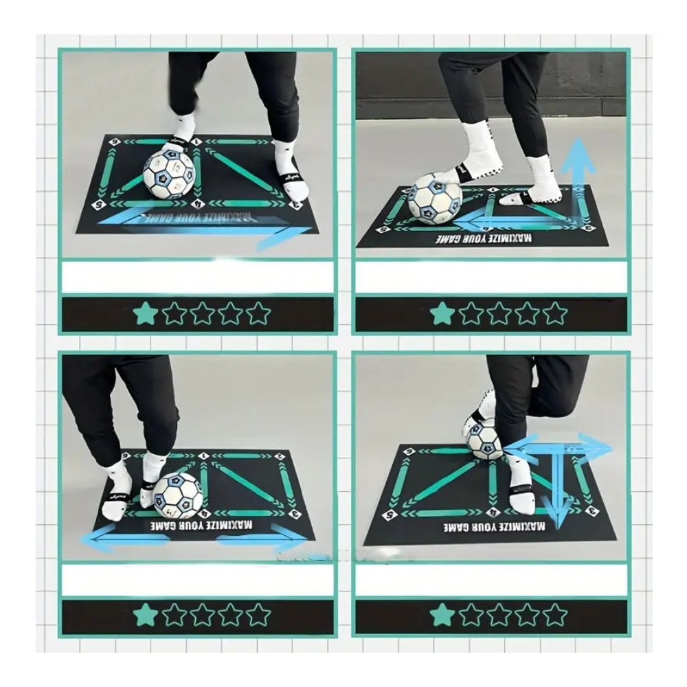 Voetbaltrainingsmat voor Kinderen – SkillZone Pro Mat | Train Balcontrole & Voetwerk Thuis