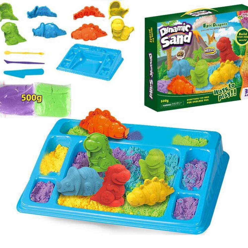 CreatiSand Kinetisch Zand – Speelset voor Kinderen 3+ | Creativiteit & Motoriek Ontwikkelen