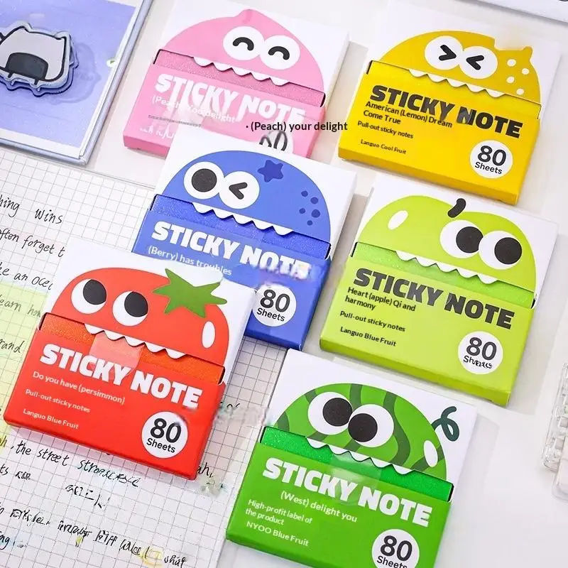 Transparante plakbriefjes, 80 vellen – tekst blijft leesbaar | memoblaadjes voor school