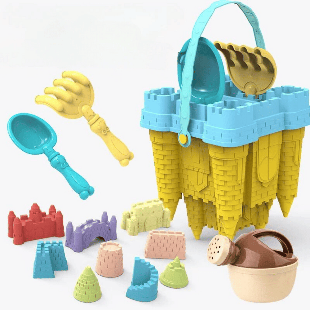Zandkastelenset voor Kinderen – SandyCastle Set™ – Creatief Speelplezier voor Strand en Zandbak