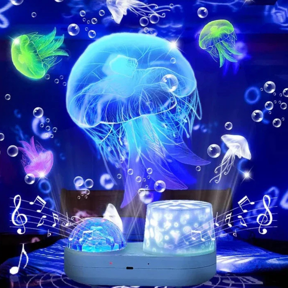 Sterrenhemel Projector voor Kinderen & Volwassenen – LED Nachtlamp met Oceaanlicht & Timer
