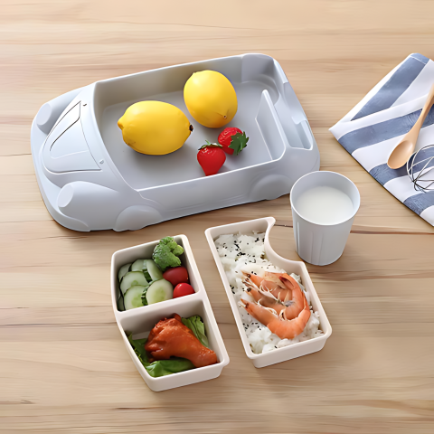 MealRacer Kinder Eetset – Autovormig, Veilig & Duurzaam voor 1-5+ Jaar