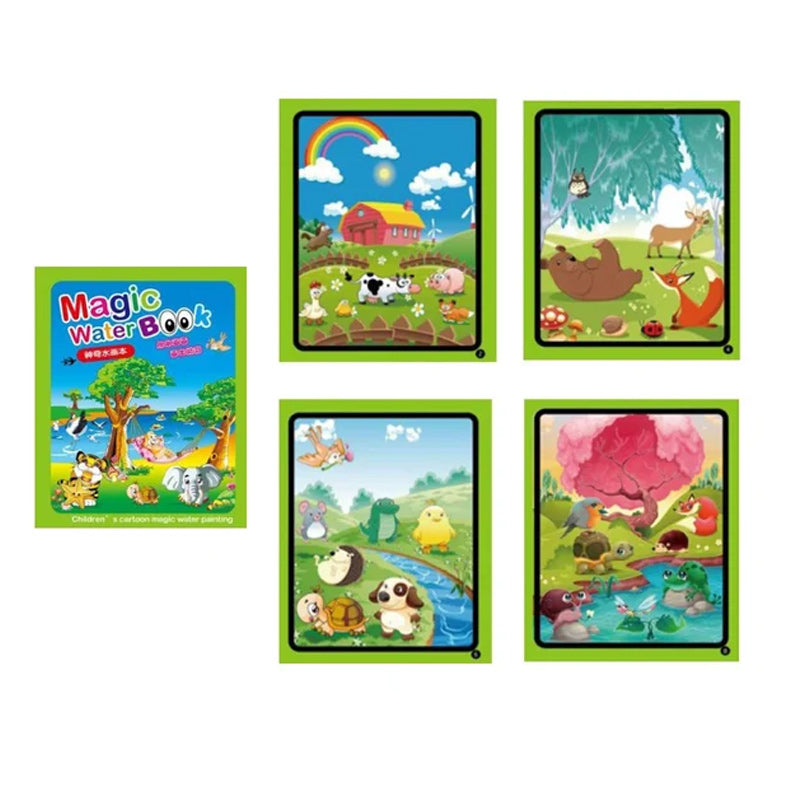 AquaSketch WonderBook – Magisch Herbruikbaar Water Kleurboek voor Kinderen