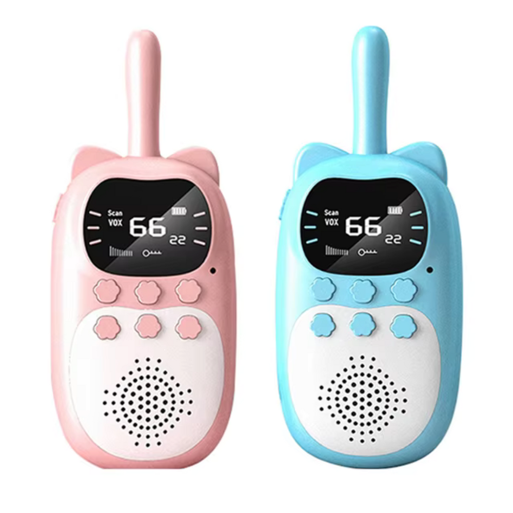 Walkie Talkies voor Kinderen – Oplaadbare Set met Bereik tot 3 km
