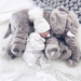 Pluche olifant knuffelkussen – extra zacht, ademende stof, vanaf 0 maanden | babyknuffel
