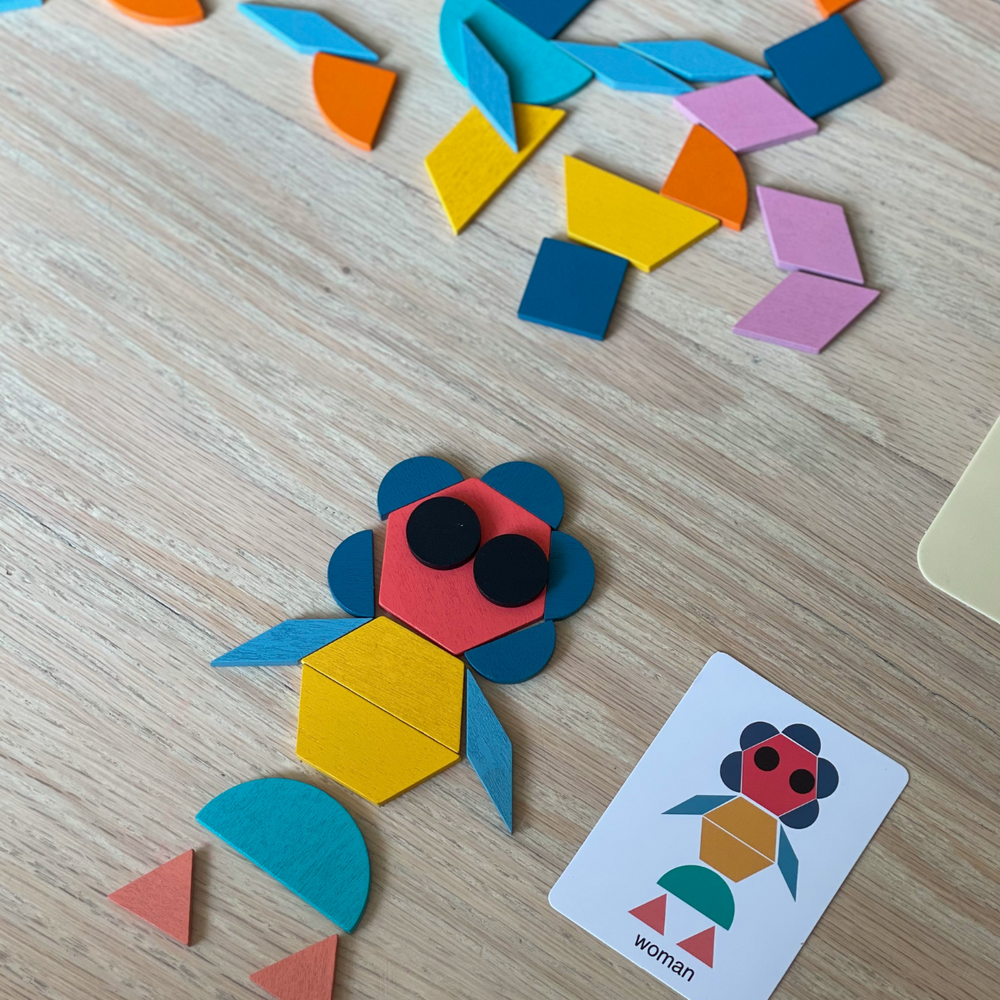 Geometrische Vormenpuzzel Kinderen – Educatief Creatief Speelgoed