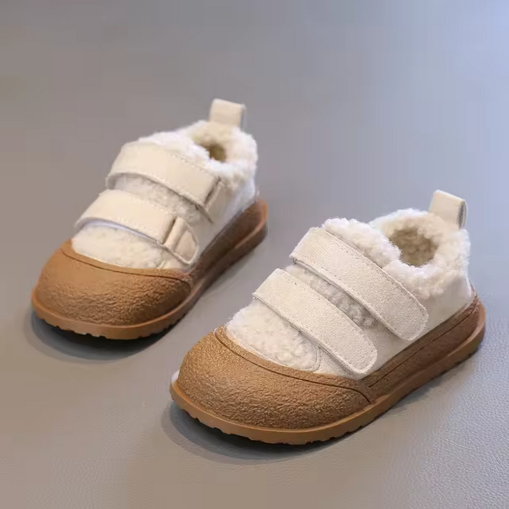 Kinder Sneakers Warm Gevoerd – Comfortabele Klittenbandschoenen voor Peuters & Kinderen – Unisex Winter Schoenen