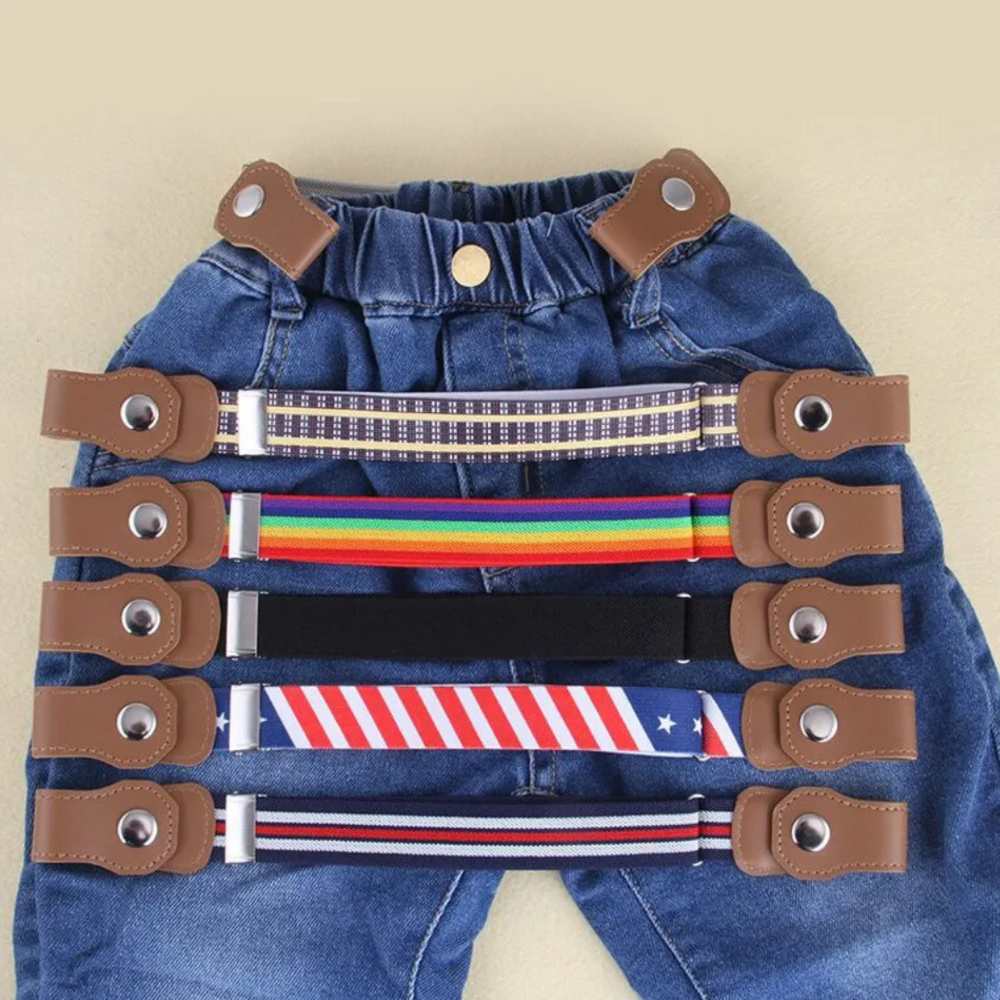 Kinder riem zonder gesp – elastische riem kind verstelbaar