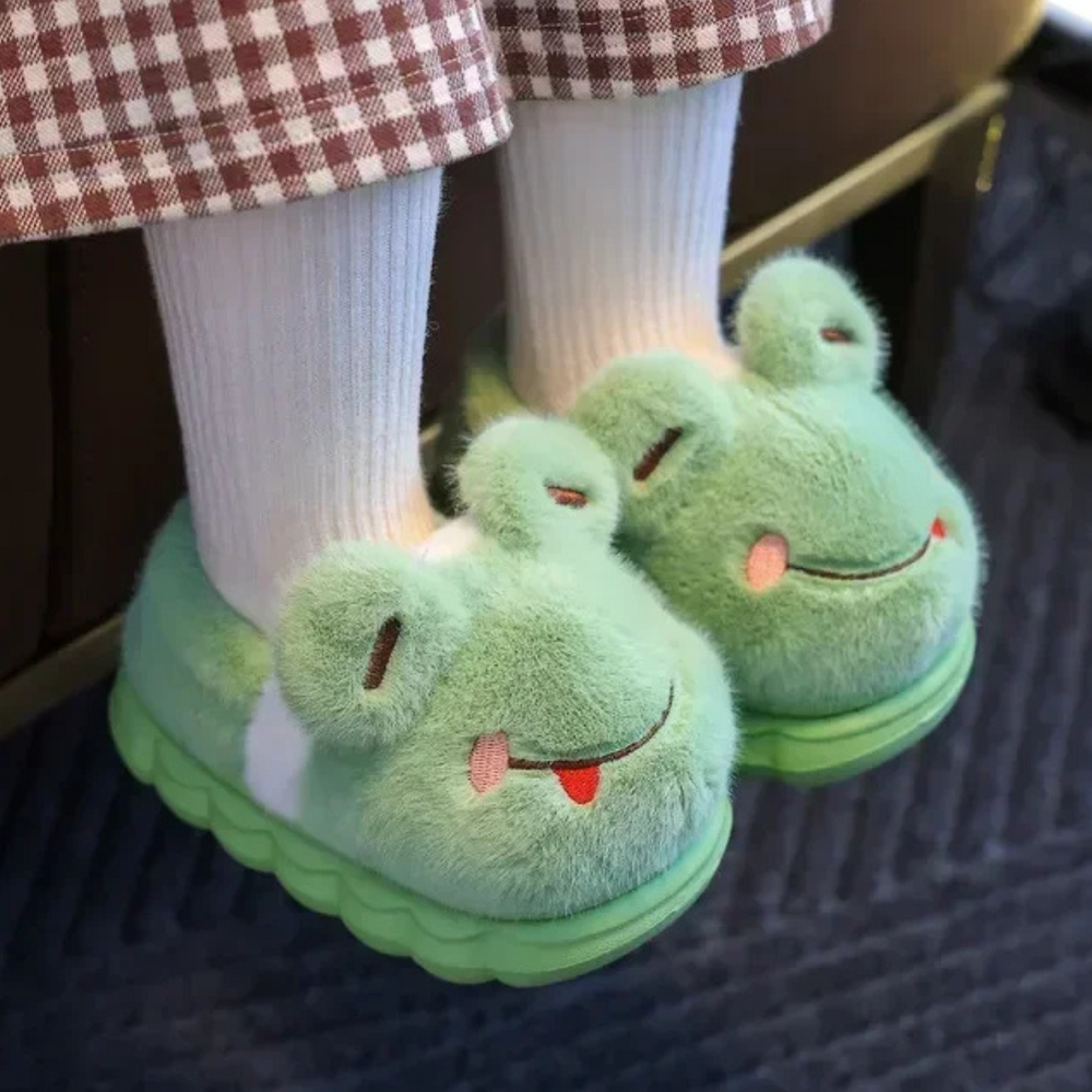 CozyCritters Kinder Sloffen – Warm, Schattig & Veilig voor Jongens en Meisjes